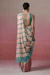 Shop_Dressfolk_Peach Silk Woven Saree With Unstitched Blouse Piece _at_Aza_Fashions