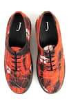 Buy_Jeetinder Sandhu_Red Tie-dye Print Shoes _Online_at_Aza_Fashions