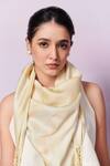 Buy_Moh India_Ivory Printed After Glow Scarf _Online_at_Aza_Fashions