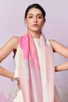 Buy_Moh India_Ivory Primrose Stole _at_Aza_Fashions