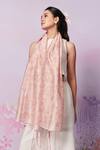 Buy_Moh India_Ivory Ditsy Print Stole _at_Aza_Fashions