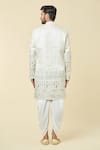 Shop_Arihant Rai Sinha_Cream Silk Embroidery Regal Floral Kurta With Dhoti Pant _at_Aza_Fashions