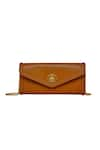 Buy_Sabyasachi_Tiger Tan Embellished The Park Street Clutch Bag _at_Aza_Fashions