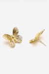 Buy_Dugran By Dugristyle_Gold Plated Chamkila Butterfly Stud Earrings _Online_at_Aza_Fashions