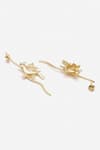 Buy_Dugran By Dugristyle_Gold Plated Dhani Bird Drop Earrings _Online_at_Aza_Fashions