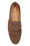 Shop_LOVEY_Brown Oliver Fringed Detail Shoes 