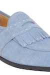 LOVEY_Blue Oliver Fringed Strap Shoes _at_Aza_Fashions