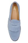 LOVEY_Blue Oliver Fringed Strap Shoes _Online