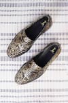 Buy_LOVEY_Gold Oscar Croc Skin Design Shoes _at_Aza_Fashions