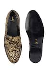 Shop_LOVEY_Gold Oscar Croc Skin Design Shoes 