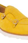 Buy_LOVEY_Yellow Jack Stud Embellished Monk Strap Slip On Shoes _Online_at_Aza_Fashions