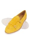 Buy_LOVEY_Yellow Jack Stud Embellished Monk Strap Slip On Shoes _Online