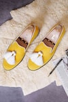 Buy_LOVEY_Yellow Henry Tassel Duet Embellished Shoes _at_Aza_Fashions