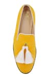 Shop_LOVEY_Yellow Henry Tassel Duet Embellished Shoes 