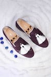 LOVEY_Purple Henry Tassel Duet Wonder Embellished Shoes _Online_at_Aza_Fashions