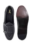 Buy_LOVEY_Black Ricky Metal Stud Embellished Shoes _Online_at_Aza_Fashions