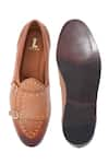 Shop_LOVEY_Brown Ricky Stud Embellished Shoes _Online_at_Aza_Fashions