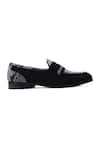 Shop_LOVEY_Black Justin Textured Shoes _Online_at_Aza_Fashions