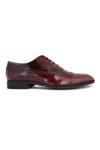 Buy_LOVEY_Maroon Luca Leather Shoes _Online_at_Aza_Fashions