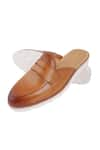 Buy_LOVEY_Brown Brando Plain Mules _Online