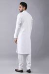 Shop_Manish Nagdeo_White Ruby Silk Banarasi Brocade Sherwani Set _Online_at_Aza_Fashions