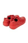 Buy_Jeetinder Sandhu_Red Marengo Leather Sneakers _Online_at_Aza_Fashions