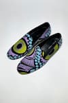 Shop_Jeetinder Sandhu_Multi Color Mic Empire African Waxed Print Loafers _at_Aza_Fashions