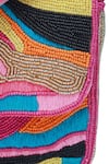 THE TAN CLAN_Multi Color Moti Aster Embellished Baguette Bag _at_Aza_Fashions