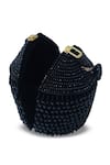 Buy_THE TAN CLAN_Black Bead Emma Embellished Potli 