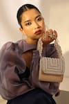 Buy_THE TAN CLAN_Beige Stone Nysa Work Mini Clutch Bag _at_Aza_Fashions