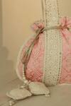 THE TAN CLAN_Pink Thread Ruhi Embroidered Potli Bag _at_Aza_Fashions