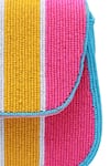 Shop_THE TAN CLAN_Multi Color Bead Striped Baguette Bag _Online_at_Aza_Fashions