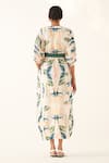 Shop_OFRIDA_Multi Color Light Cotton Linen Printed Abstract Paradiso Midi Dress _at_Aza_Fashions