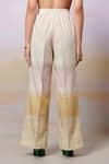 Buy_Moh India_Ivory Linen Print Countryside After Glow Ombre Trouser _Online_at_Aza_Fashions