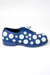 Jeetinder Sandhu_Blue The Button Embroidered Shoes _Online_at_Aza_Fashions