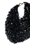 Shop House Of Kosha Black Crystals Ophelia Glass Embellished Bag at Aza Fashions Shop_House Of Kosha_Black Crystals Ophelia Glass Embellished Bag _at_Aza_Fashions
