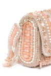 House Of Kosha_Ivory Pearls, Crystals Noor Stone And Embellished Clutch _Online_at_Aza_Fashions