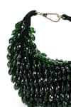 Buy_House of Kosha_Green Glass Crystal Ophelia Embellished Bag _Online_at_Aza_Fashions