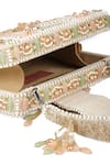 Buy_House of Kosha_Ivory Crystals Sara Flora Bead And Embellished Box Bag _Online_at_Aza_Fashions