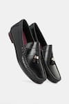 Lafattio_Black Ibiza Tassel Embellished Loafers _Online_at_Aza_Fashions