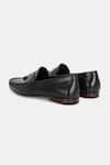 Shop_Lafattio_Black Ibiza Tassel Embellished Loafers _Online_at_Aza_Fashions