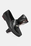 Lafattio_Black Ibiza Tassel Embellished Loafers _at_Aza_Fashions