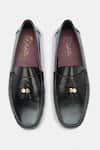 Buy_Lafattio_Black Ibiza Tassel Embellished Loafers 