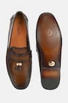 Shop_Lafattio_Brown Ibiza Tassel Embellished Shaded Loafers _at_Aza_Fashions