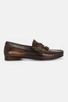 Buy_Lafattio_Brown Ibiza Tassel Embellished Shaded Loafers _Online_at_Aza_Fashions