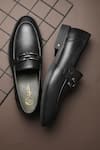 Buy_Lafattio_Black Ibiza Buckled Loafers _at_Aza_Fashions