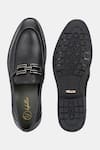 Shop_Lafattio_Black Ibiza Buckled Loafers _at_Aza_Fashions