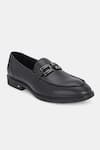 Shop_Lafattio_Black Ibiza Buckled Loafers _Online_at_Aza_Fashions