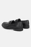 Lafattio_Black Ibiza Buckled Loafers _Online