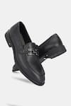 Shop_Lafattio_Black Ibiza Buckled Loafers _Online